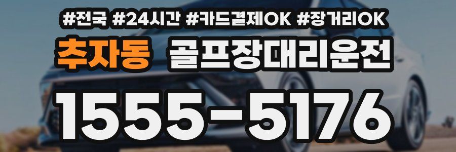 추자동 골프장대리운전