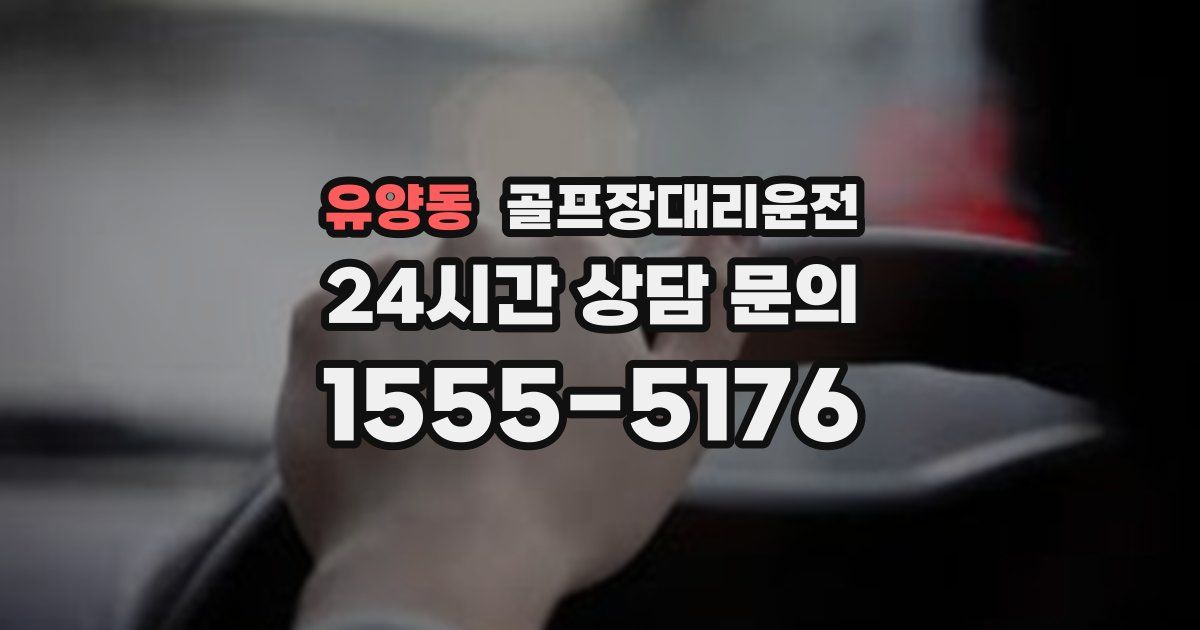 골프장대리운전 서비스