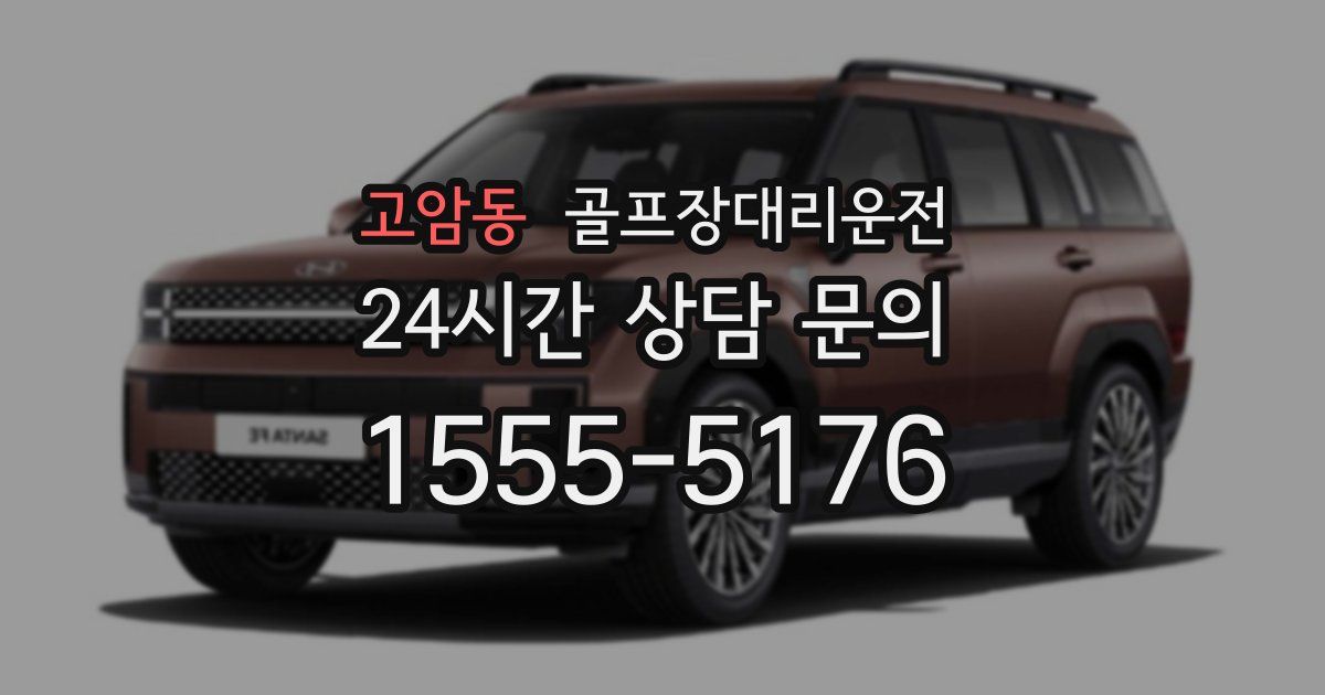 골프장대리운전 서비스