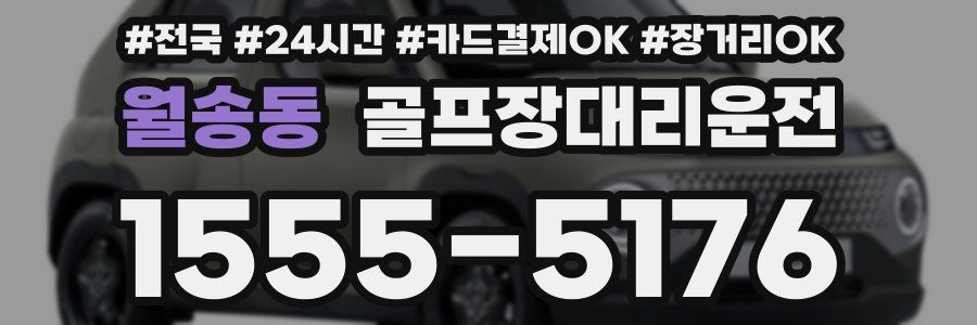 월송동 골프장대리운전