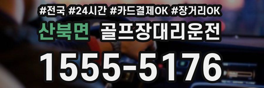 산북면 골프장대리운전