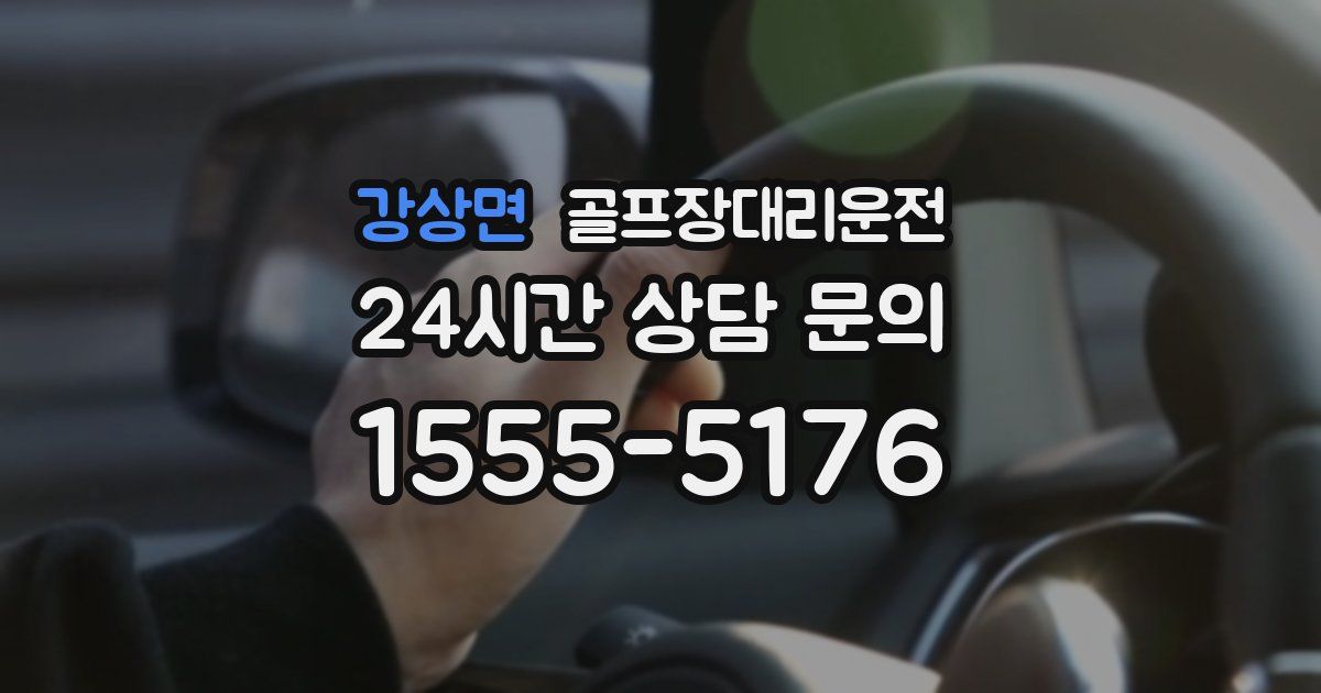 골프장대리운전 서비스