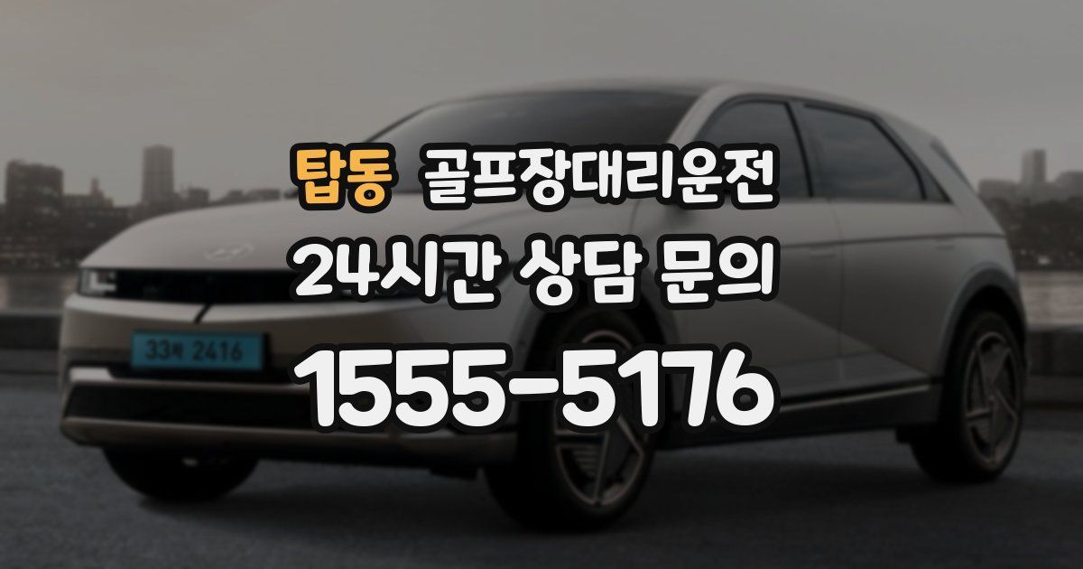 골프장대리운전 서비스