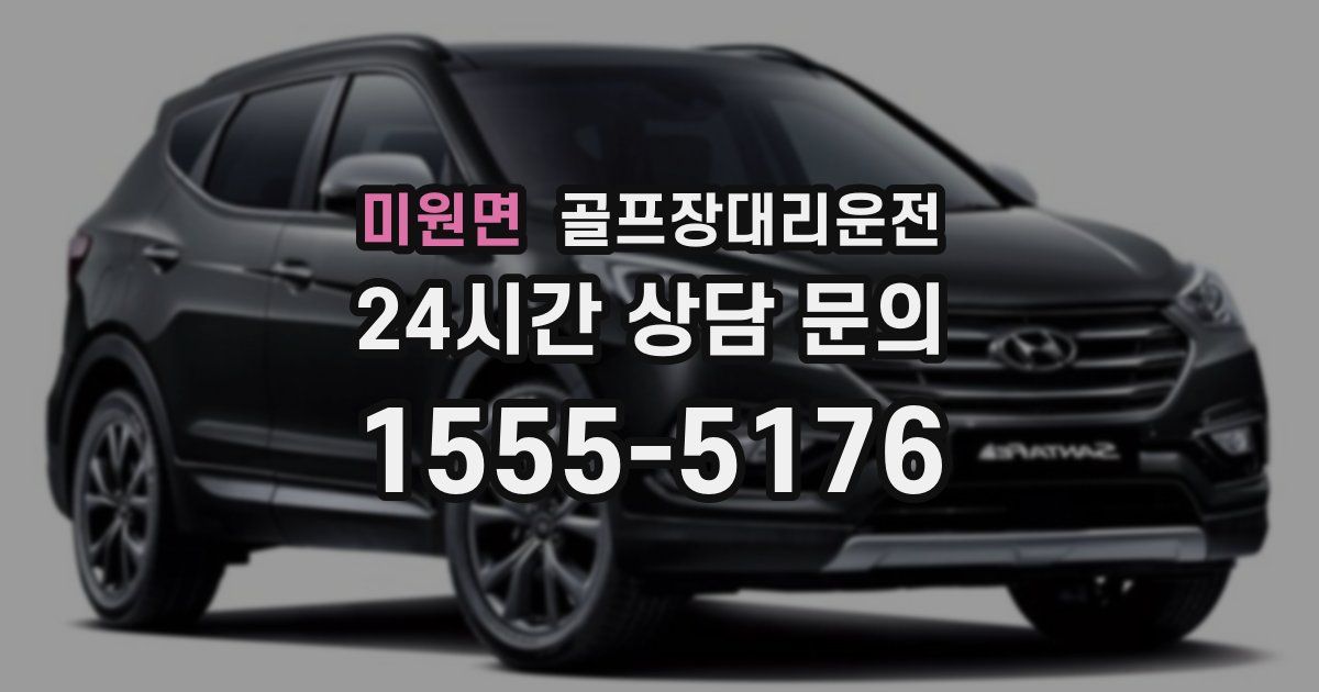 골프장대리운전 서비스