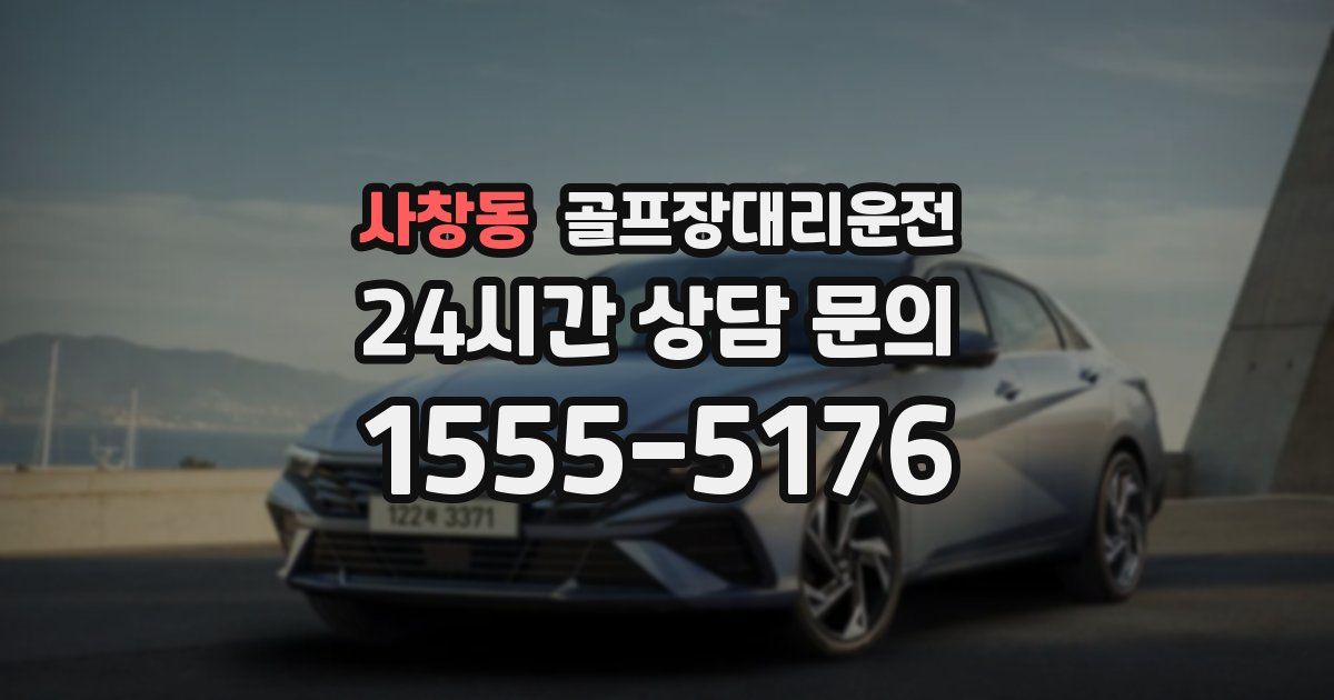 골프장대리운전 서비스