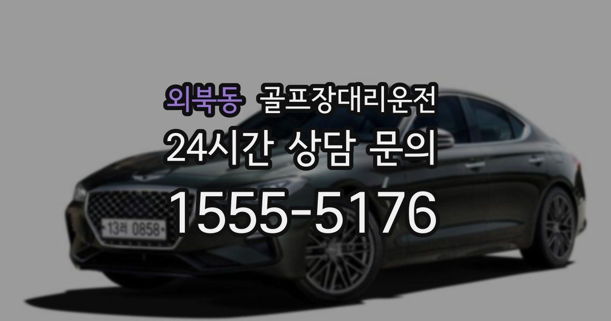 골프장대리운전 서비스