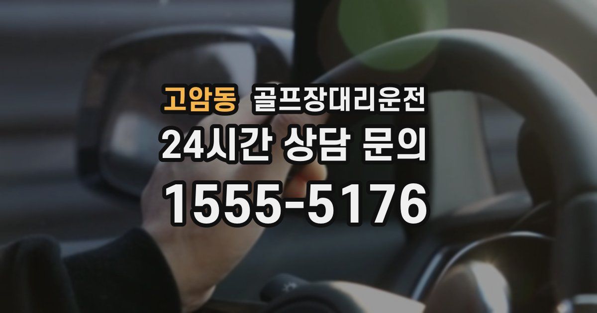 골프장대리운전 서비스