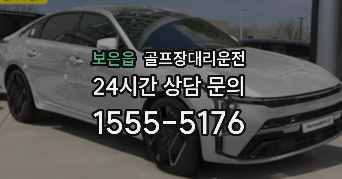 골프장대리운전 서비스