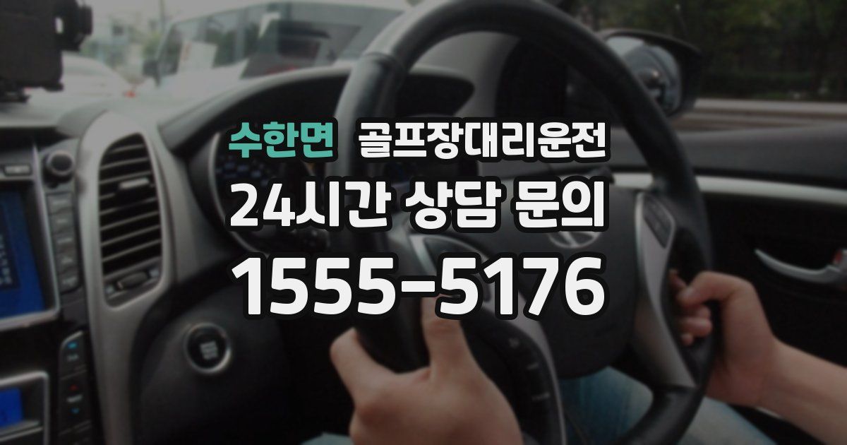 골프장대리운전 서비스