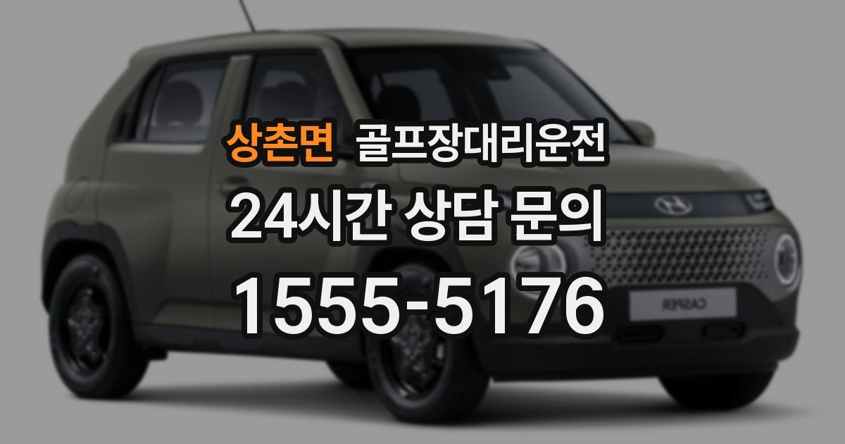 골프장대리운전 서비스