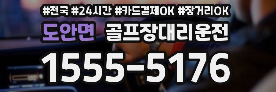 도안면 골프장대리운전