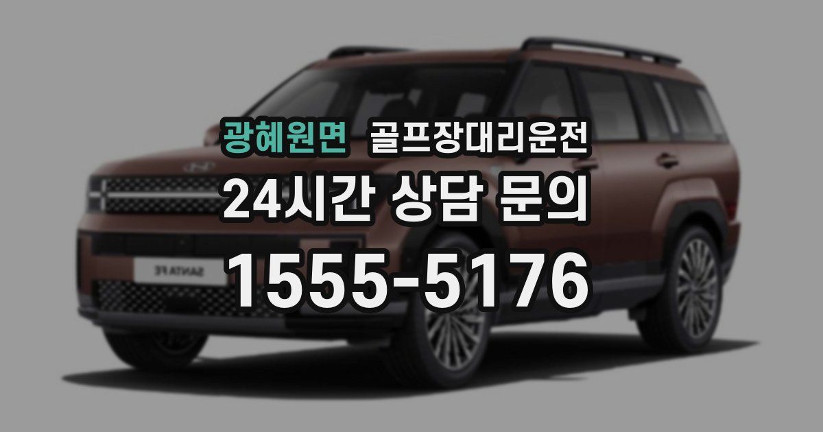 골프장대리운전 서비스