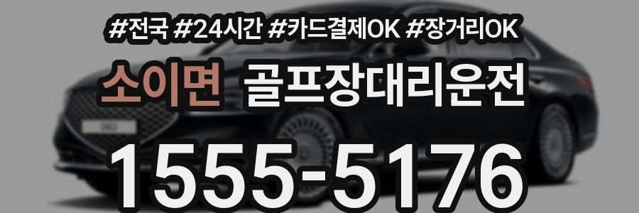 소이면 골프장대리운전