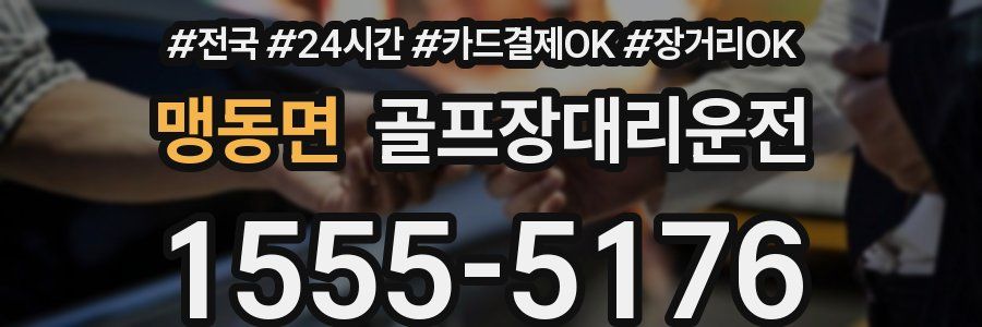 맹동면 골프장대리운전