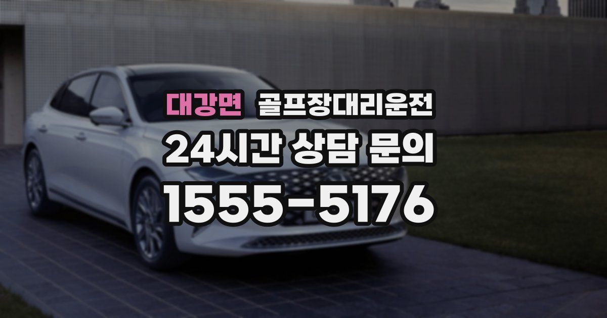 골프장대리운전 서비스