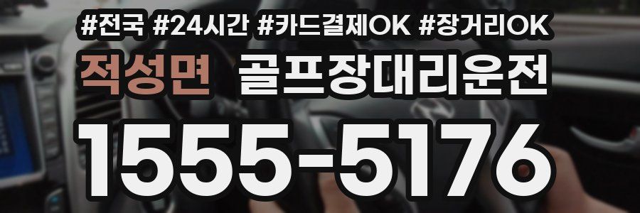 적성면 골프장대리운전