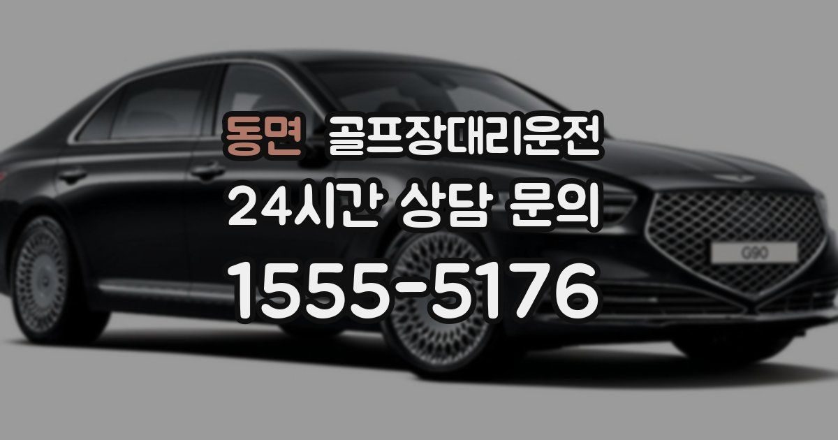 골프장대리운전 서비스