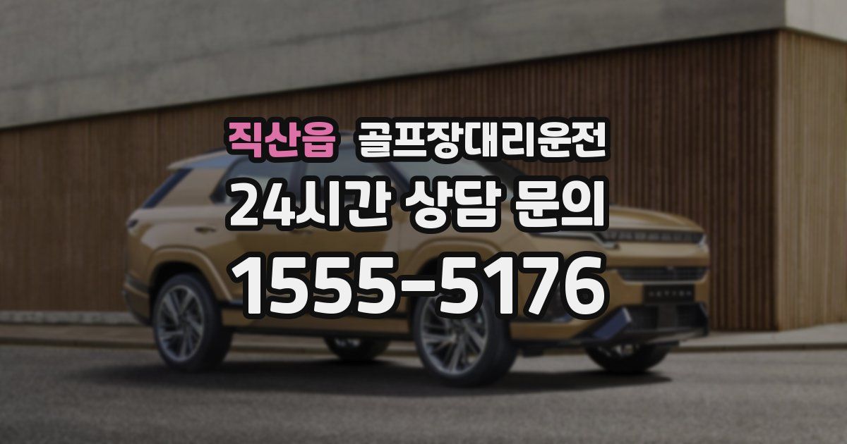 골프장대리운전 서비스