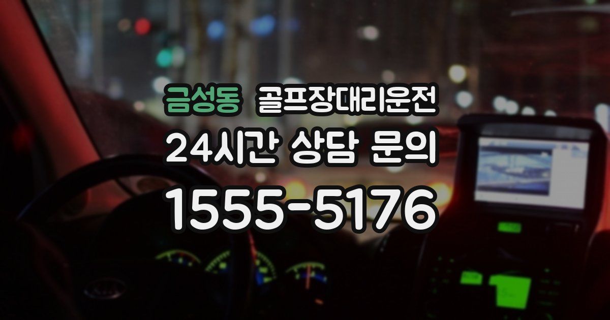 골프장대리운전 서비스