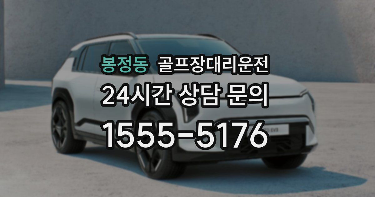 골프장대리운전 서비스