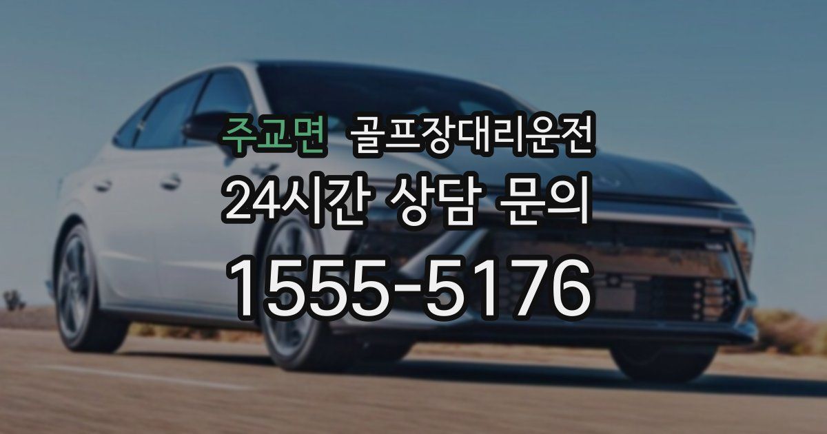 골프장대리운전 서비스