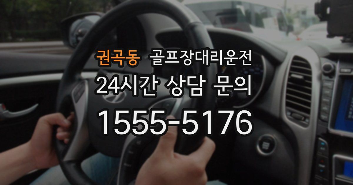 골프장대리운전 서비스