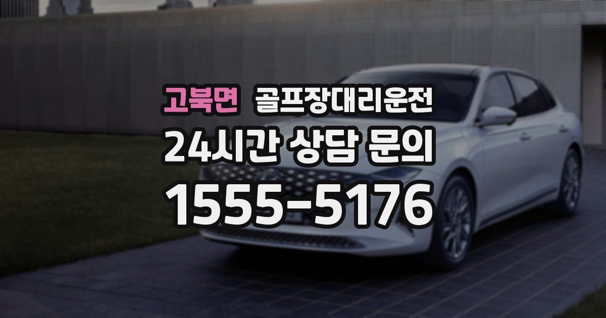 골프장대리운전 서비스