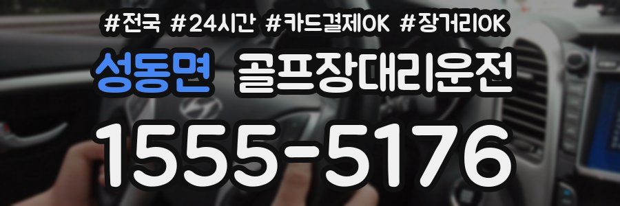 성동면 골프장대리운전