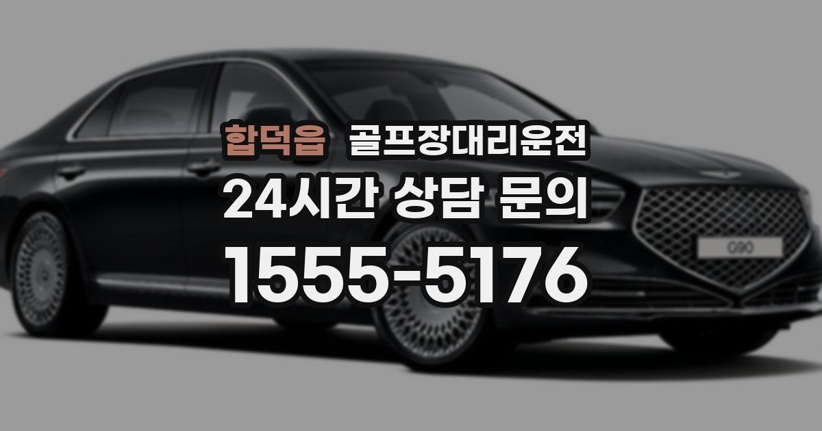 골프장대리운전 서비스