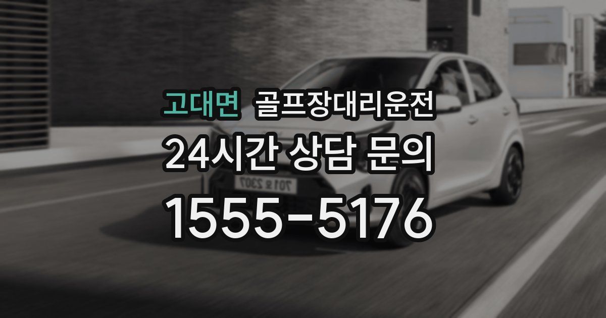 골프장대리운전 서비스