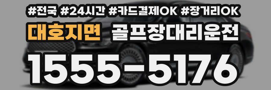 대호지면 골프장대리운전