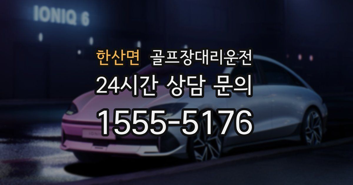 골프장대리운전 서비스