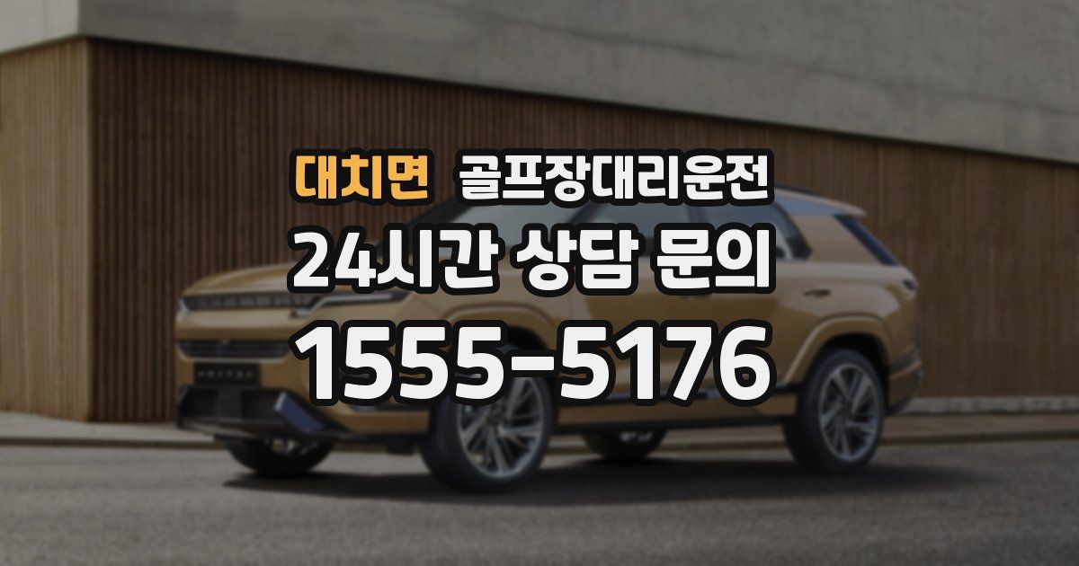 골프장대리운전 서비스