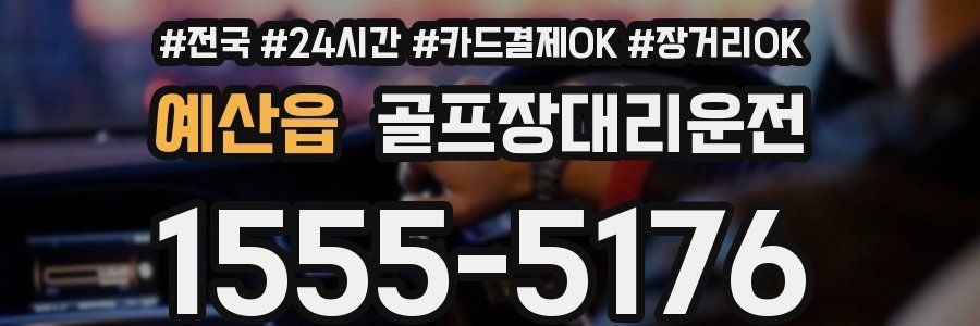 예산읍 골프장대리운전