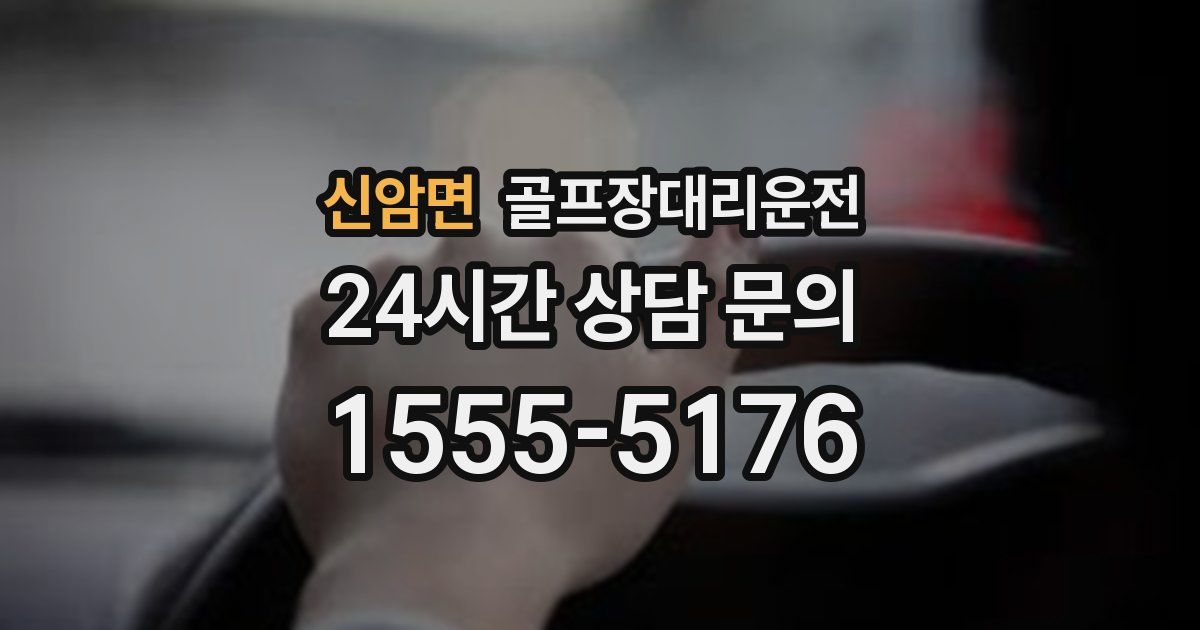 골프장대리운전 서비스