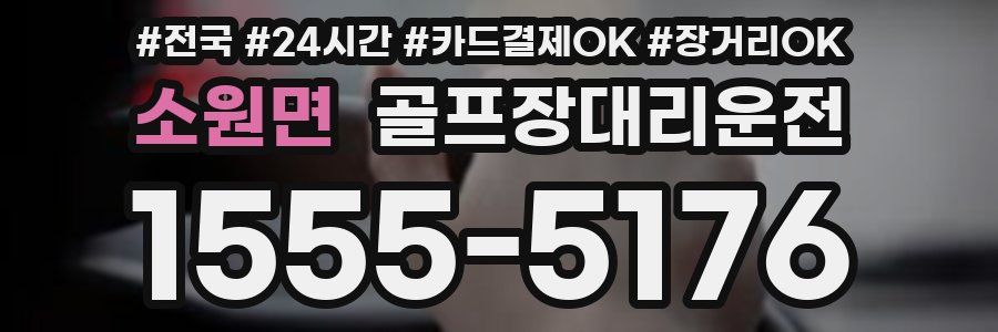 소원면 골프장대리운전