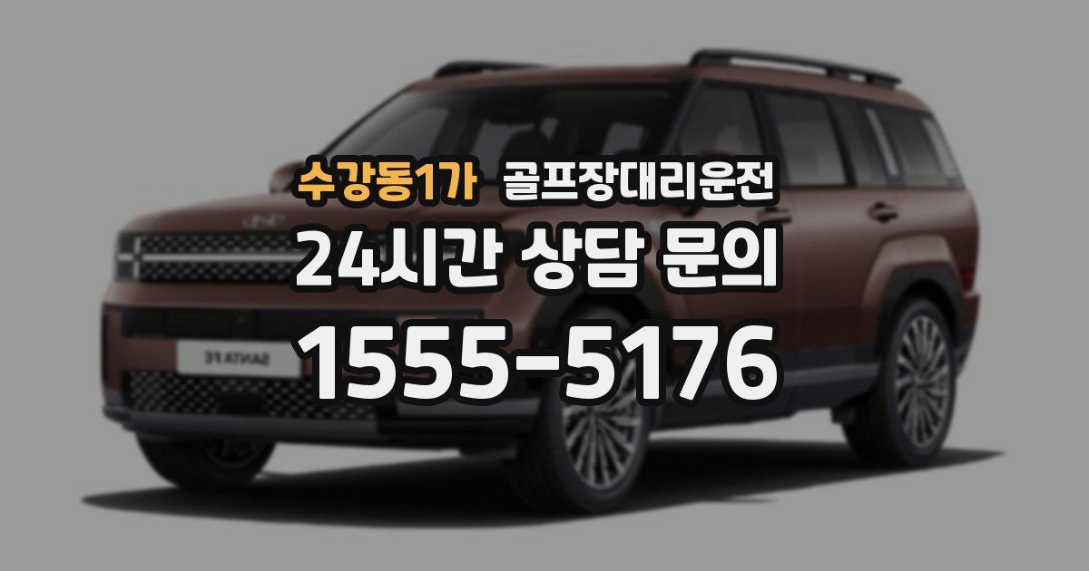 골프장대리운전 서비스