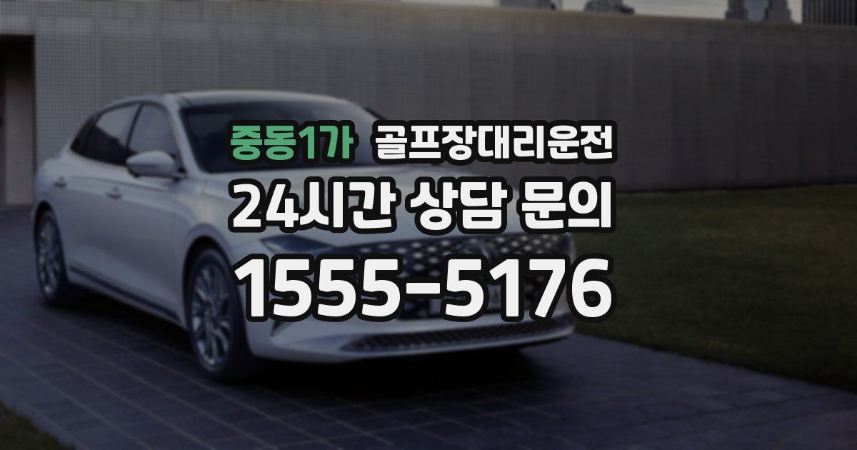 골프장대리운전 서비스