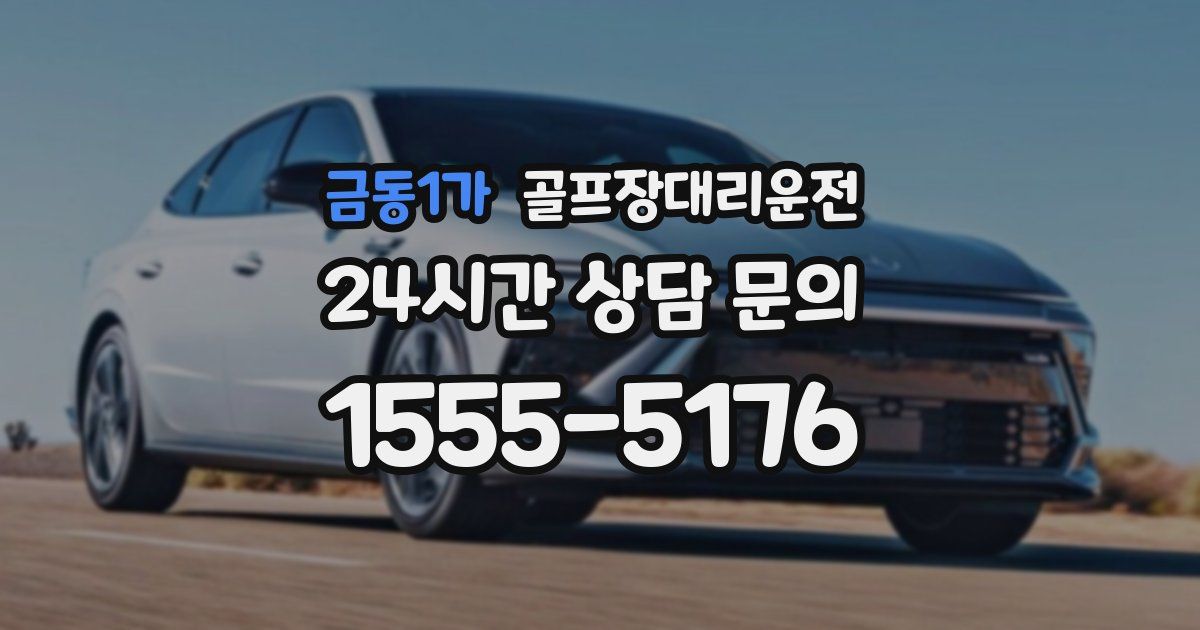 골프장대리운전 서비스