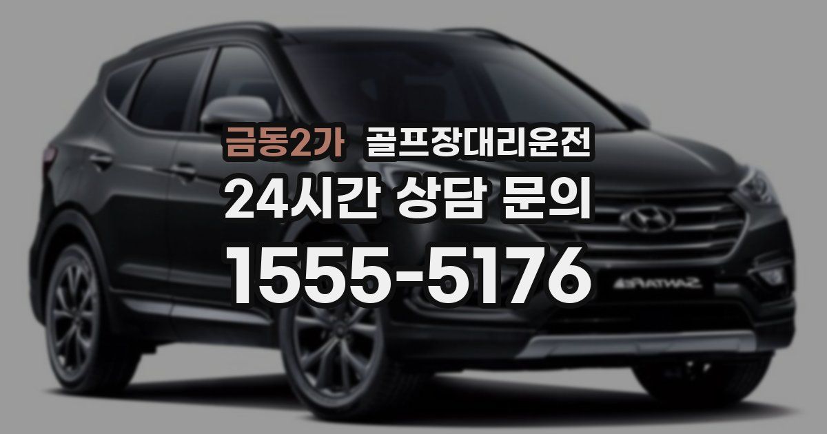 골프장대리운전 서비스