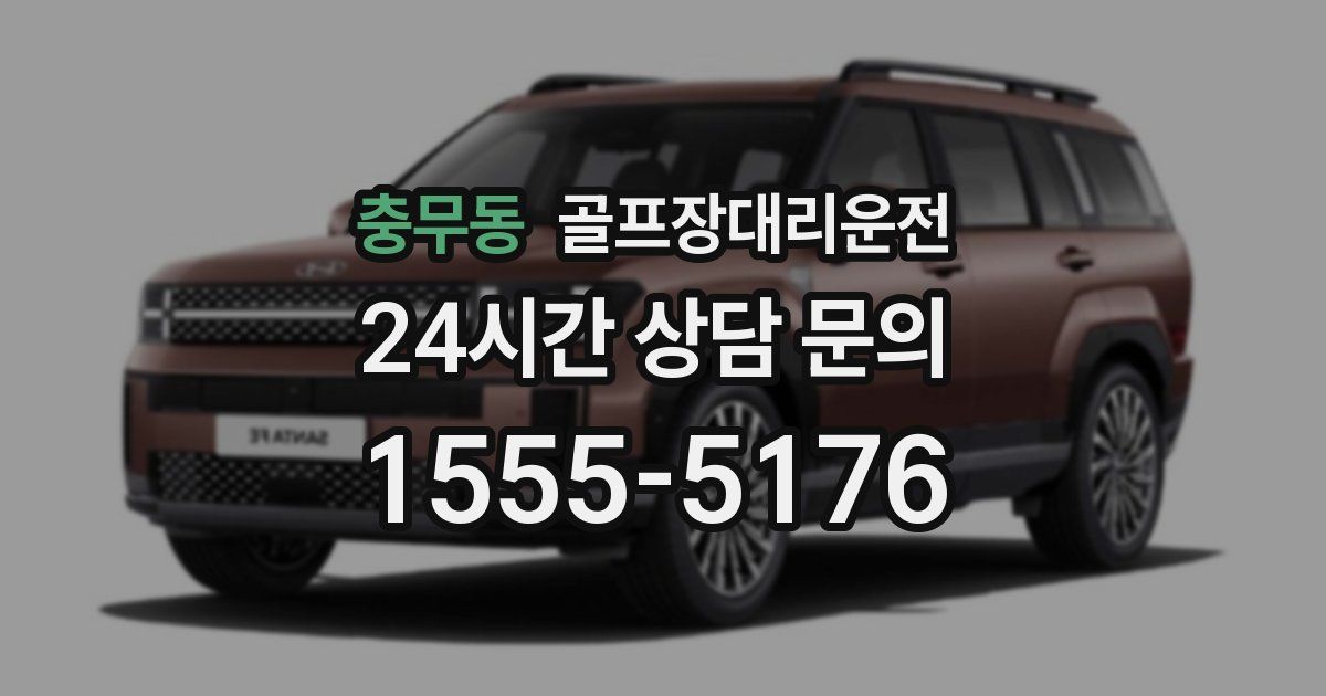 골프장대리운전 서비스