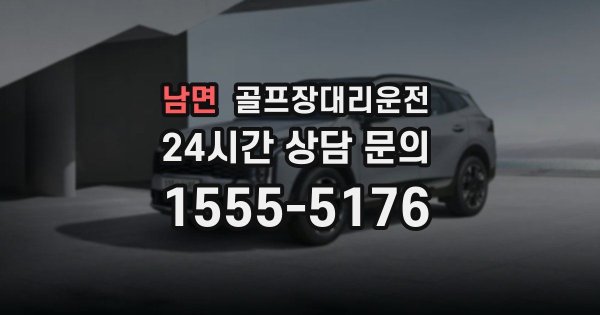 골프장대리운전 서비스