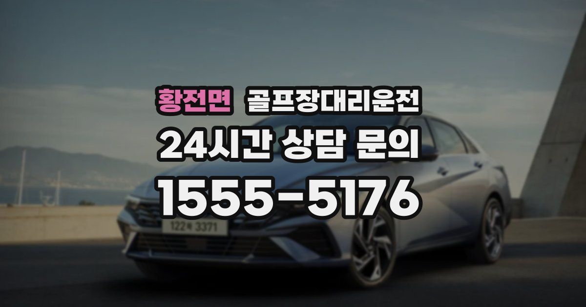 골프장대리운전 서비스