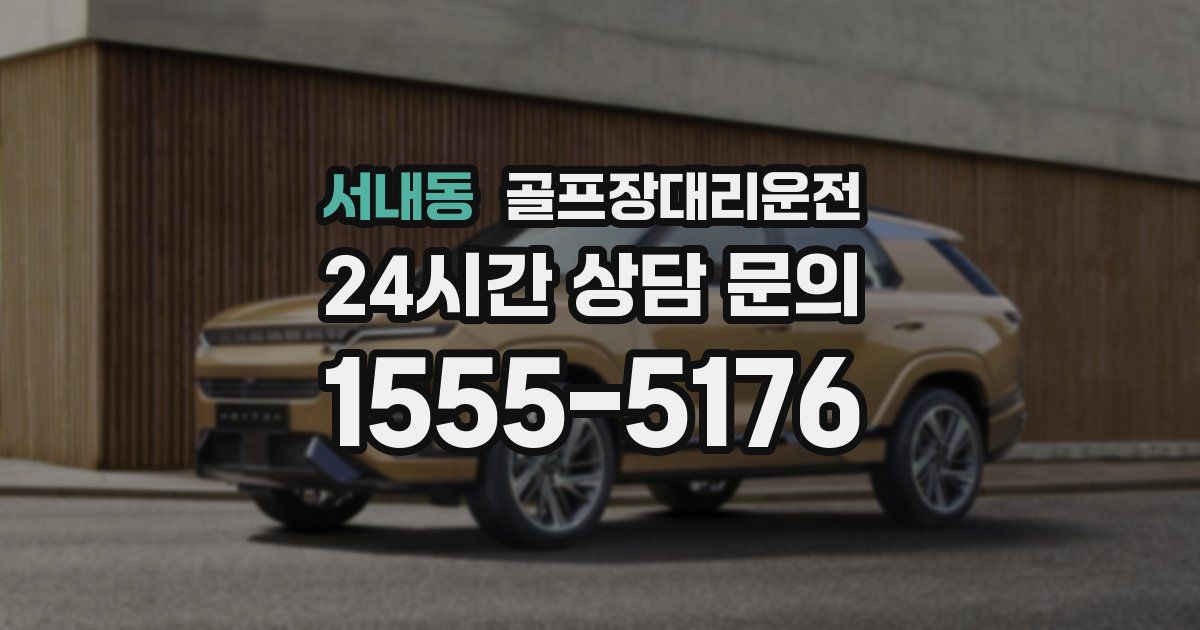 골프장대리운전 서비스