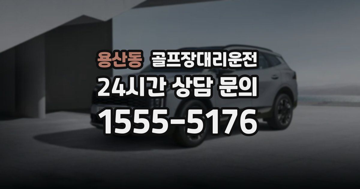 골프장대리운전 서비스