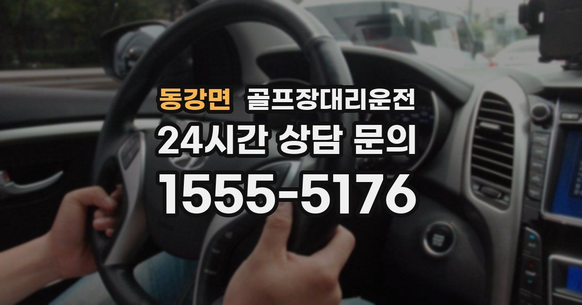 골프장대리운전 서비스
