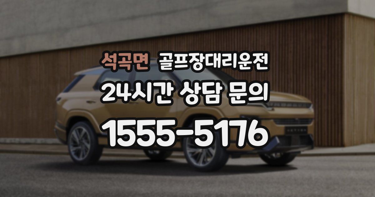 골프장대리운전 서비스