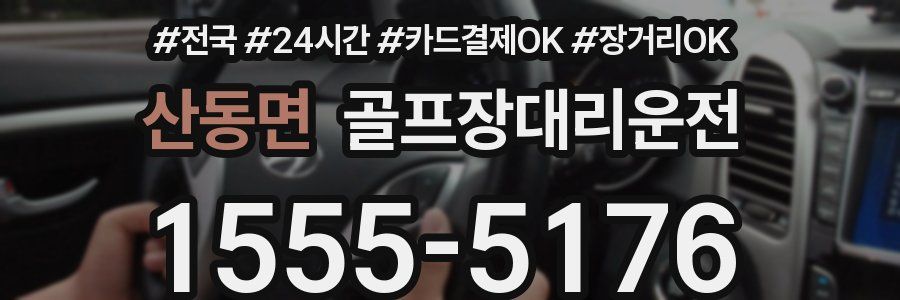 산동면 골프장대리운전