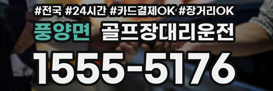 풍양면 골프장대리운전