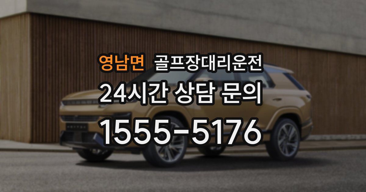 골프장대리운전 서비스